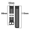 22mm Silicone Strap For Garmin Vivoactive 4 Venu 3 2 Darth Wristband Forerunner 570 47mm 255 Music 265 Sport Breathable Bracelet
