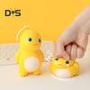 1/2/3Pcs Light-up Cartoon Dinosaur Squeeze Toy Stress Relief Glowing Dino Pinch Sensory Toy Kids Adults Stress Ball Animal Fidget Toy