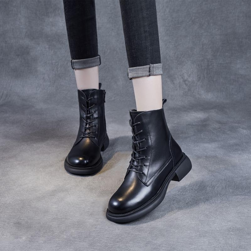 Vintage Martin Stiefel Rindsleder Kurze Stiefel