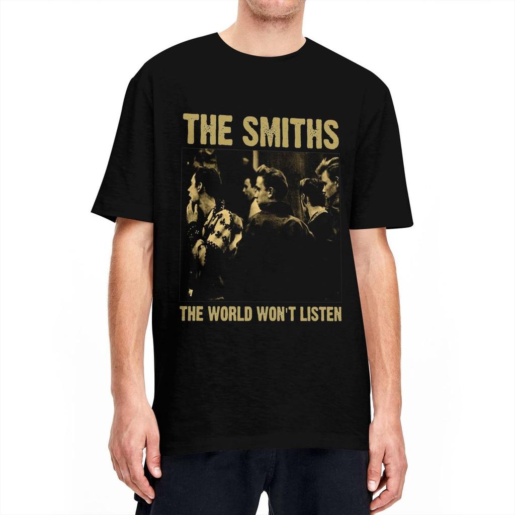 The Smiths Tričko Letní móda Potištěná Y2K Zábavná trička 100% Bavlna Harajuku Tričko Pro Muže Krátký Rukáv Ležérní Oblečení