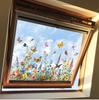 Green Plants, Flowers, Butterfly Wall Stickers Window Stickers Glass Window Room Decoration Electrostatic Stickers