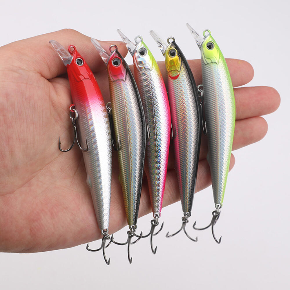 Suspending Minnow Fishing Lure 7/10/12G Long Cast Twitching Bait for Pike Perch Zander ASP Hard Plastic Artificial Bait Freshwater