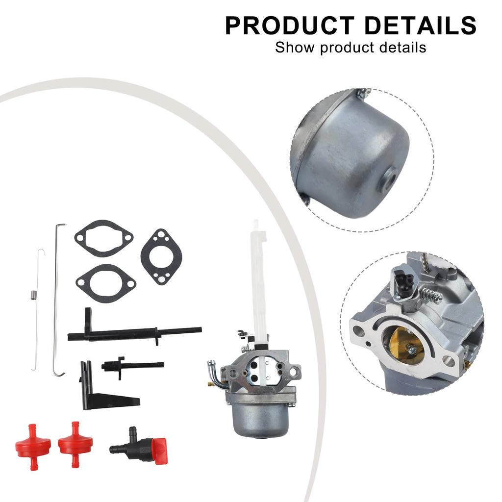 Carburetor Kit for Snowplow Tractors Fits Models For 796122 794593 696737 and 793161 for Optimal Fuel Delivery