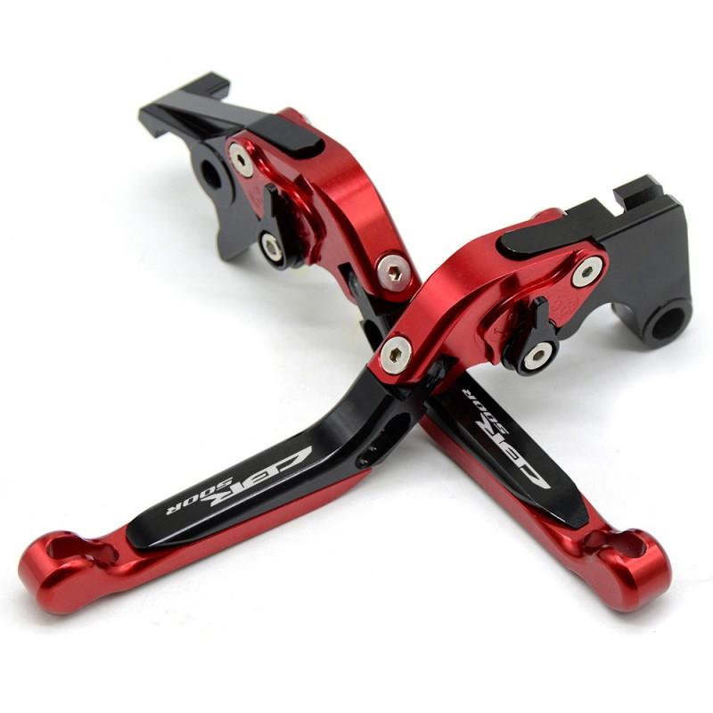 Adjustable CNC Brake Clutch Lever Honda CBR500R CB500F CB500X Motorcycle Aluminum Ergonomic