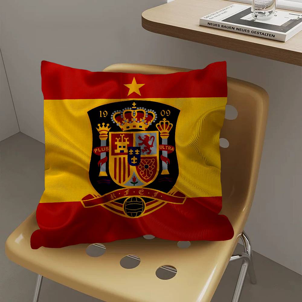 E-EspanaS LOGO Spanische Kissenhülle Sofakissenbezug Wohnzimmerdekoration Kindergeschenk