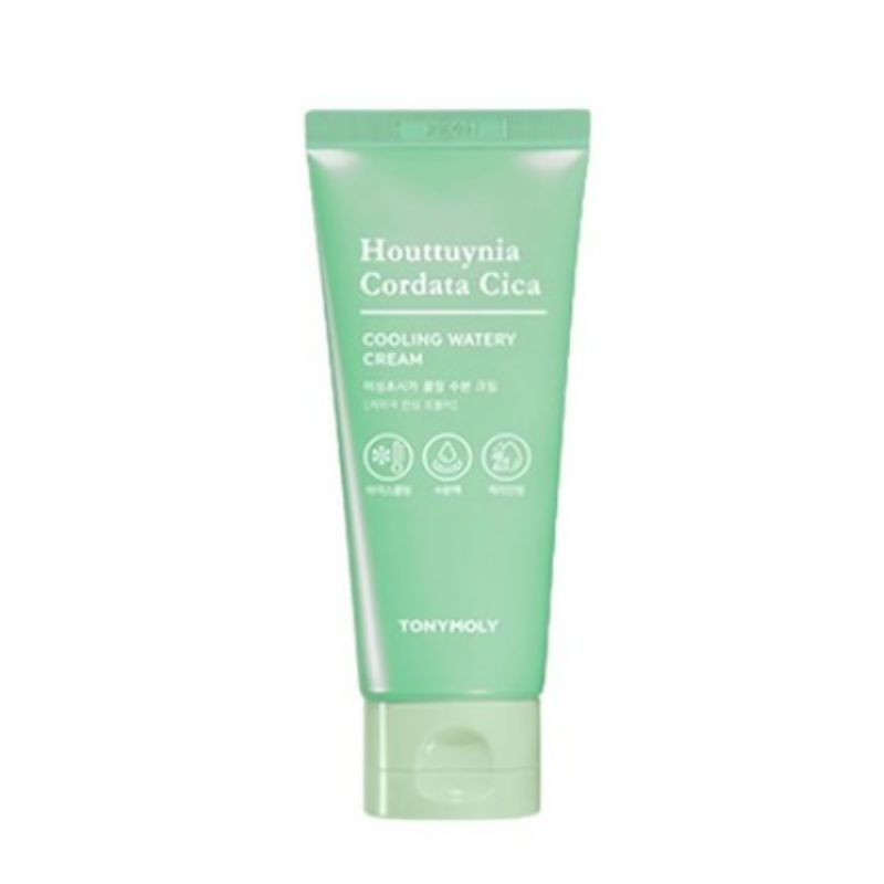 

TONYMOLY Houttuynia Cordata Cica Cooling Water Cream 90ml – Soothing Hydrating Gel Cream for Sensitive Skin & Redness Relief