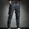 Camouflage-Freizeithose für Männer im Frühling und Herbst, schmal geschnittene koreanische Version, elastische Taille, modischer Trend, Leggings, Arbeitshose