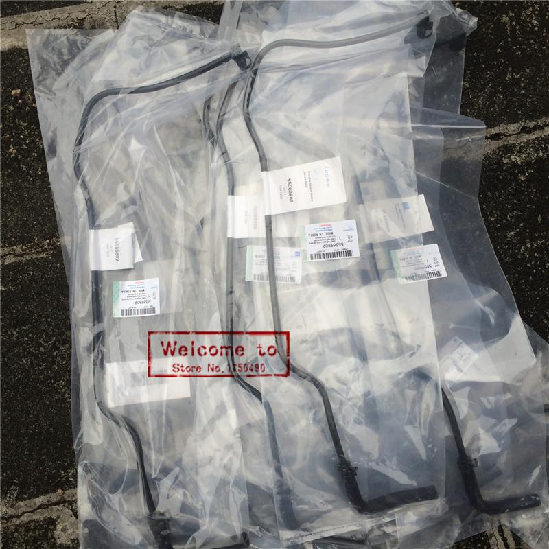 10pcs  Heater Pipe 55569809 THERMOSTAT TO THROTTLE BODY HOSE Pipe For CHEVROLET CRUZE 1.8 Sonic Opel astra OEM# 25192905