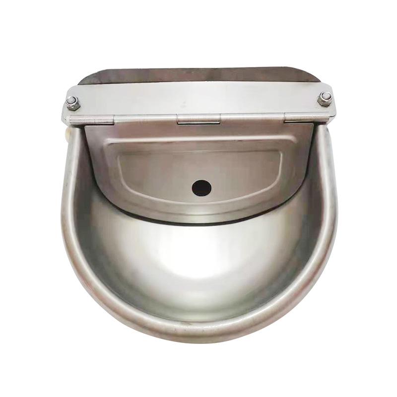 Extra Large Stainless Steel Livestock Drinking Bowl for Cows, Horses, and Sheep