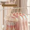 Hot Sale 10pcs Non Marking Anti Slip Clothes Hangers For Sparkling Girls Anti Slip And Space Saving Use