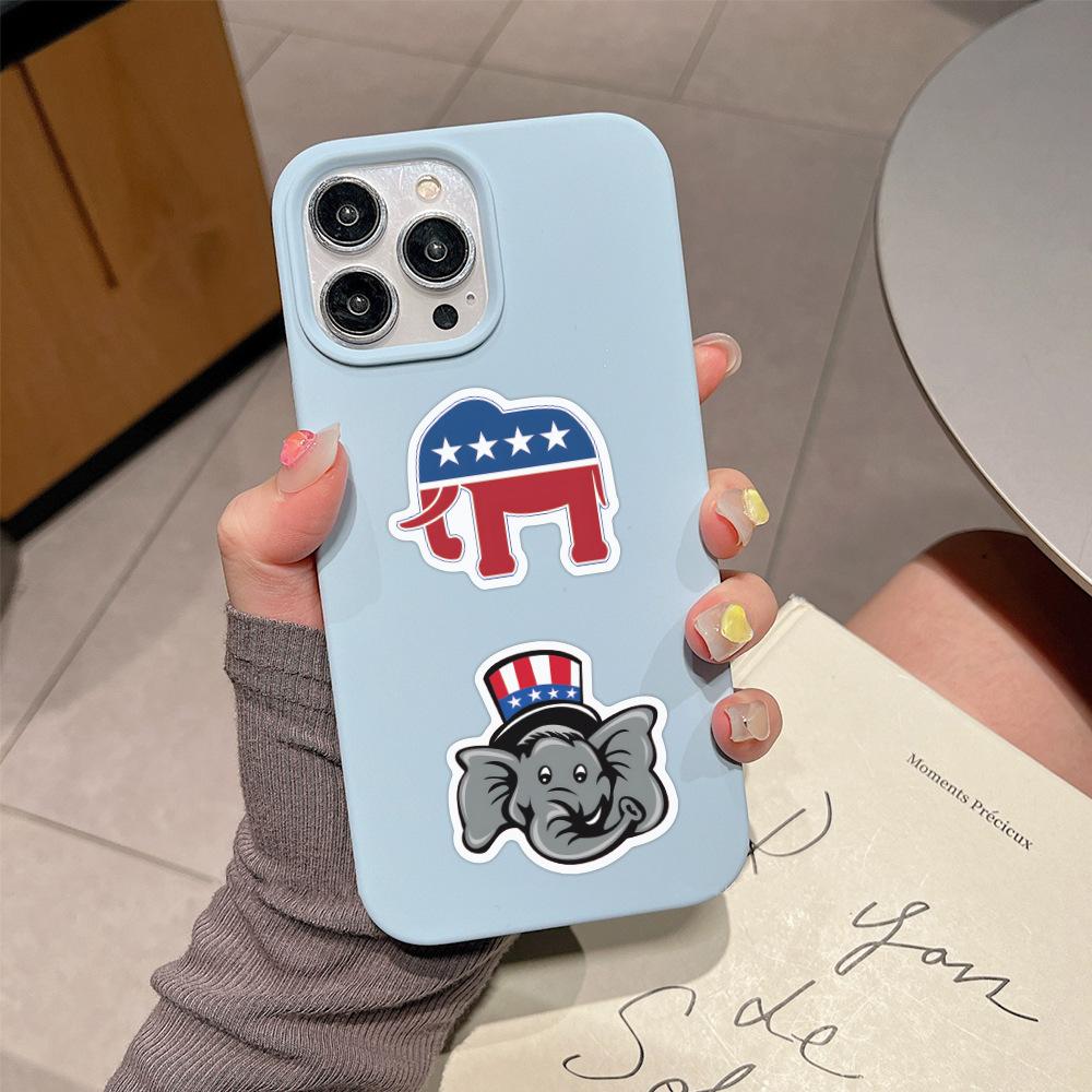 60 New American Epublican Graffiti Stickers Notebook Suitcase Waterproof Stickers