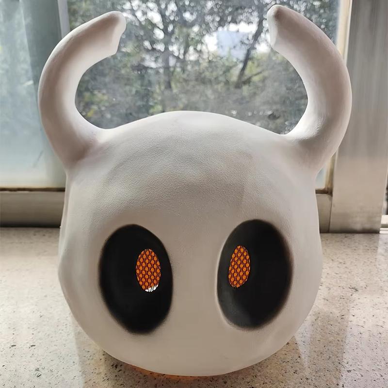 Maschera Hollow Knight Gioco Cosplay Maschera da Festa Halloween Costume per Gioco di Ruolo Elmo Avventura Travestimento Giocattolo Divertente Regalo