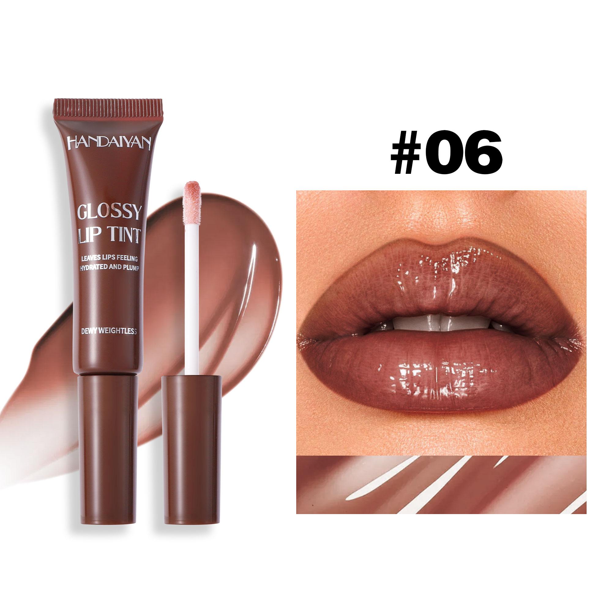 

Зволожуючий Бальзам для Губ з Блиском, Рідкий Гель-Маска для Губ, Зменшення Зморшок на Губах, Видалення Відмерлої Шкіри, Блиск для Губ, Продукт для Догляду за Губами, Зволожуючий Стік-Тінт для Губ та Щік