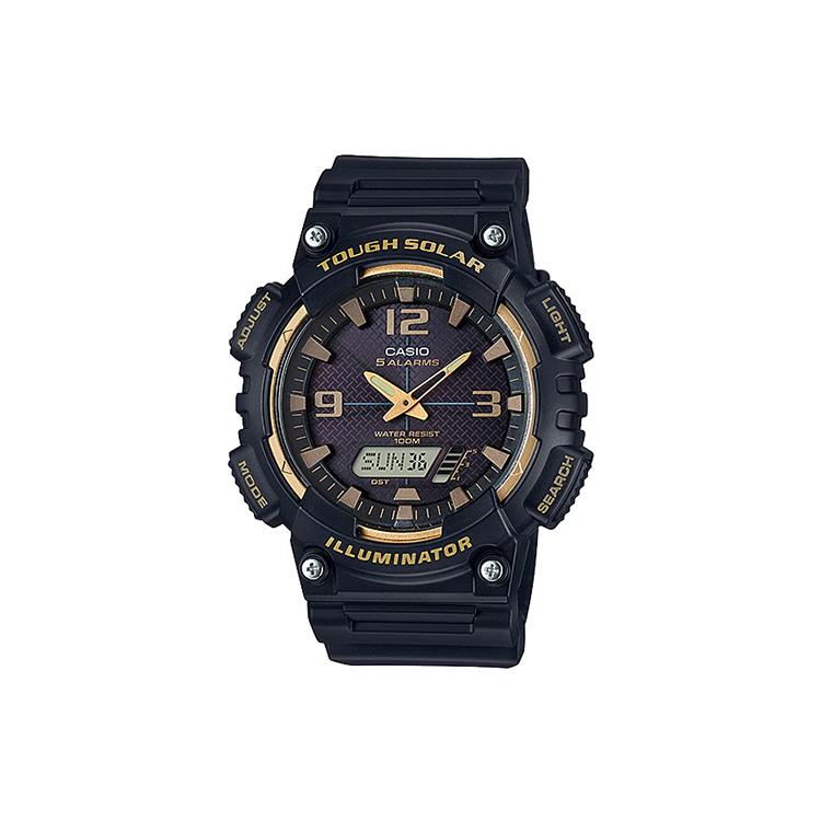CASIO YOUTH G-Shock AQ-S810W-1A3V Black Watch AQ-S810W-1A3V AQ-S810W-1A3V Black Gold Watch Dial