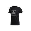 adidas T Shirts Men's Black Crew Neck Moderate Straight Fit GF1627
