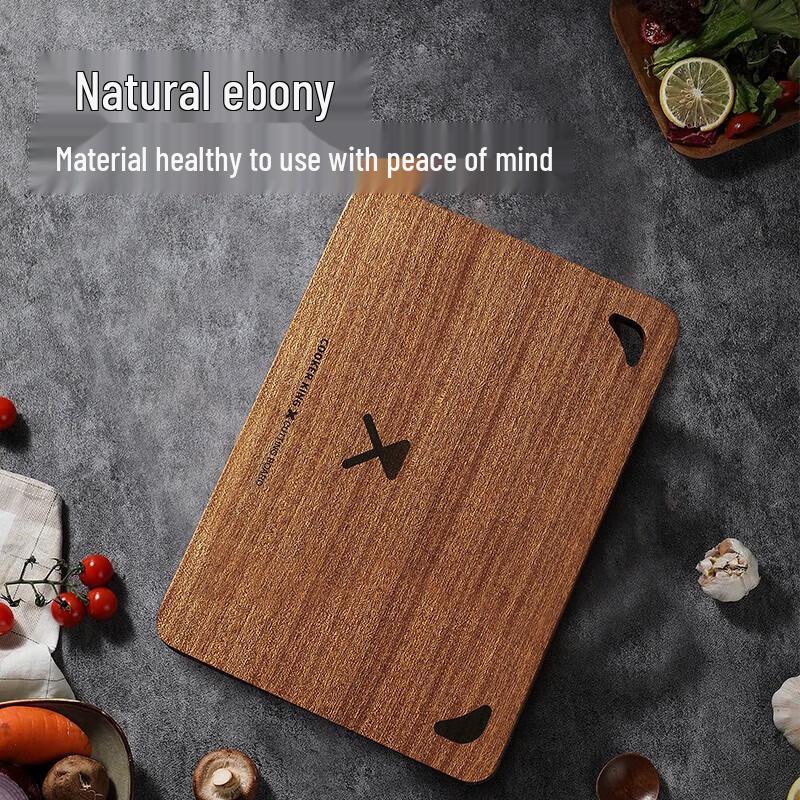 COOKER KING Antibacterial Wenge Wood Bear Cutting Board