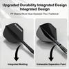 WayArrival darts flight shaft integrated set of 3 2BA standard durable precision molded 90 degree retention screw loosening prevention beginner