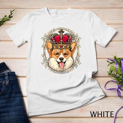 Královský Pembroke Welsh Corgi Král Královna Princezna Milovník psů Tričko Unisexové tričko
