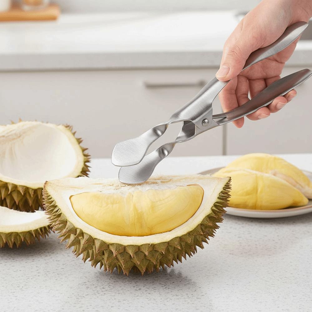304 Stainless Steel Durian Shell Cracker Effort-saving Watermelon Melon Opening Pliers  Commercial