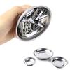 Stainless Steel Magnetic Tool Tray - Round Parts Bowl for Auto Repair & Screw Storage