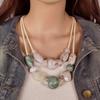 Double Layered Exaggerated Necklace Beadwork Collar Creative Accessories