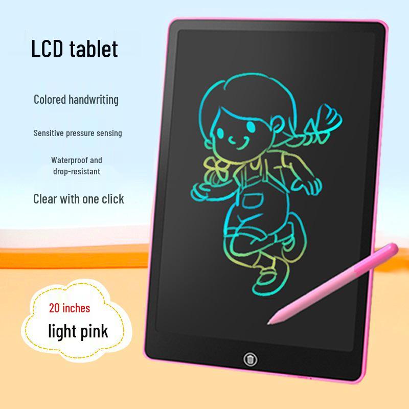 LCD Writing Tablet: 6.5-20 Inch Colorful Children's Doodle & Drawing Board