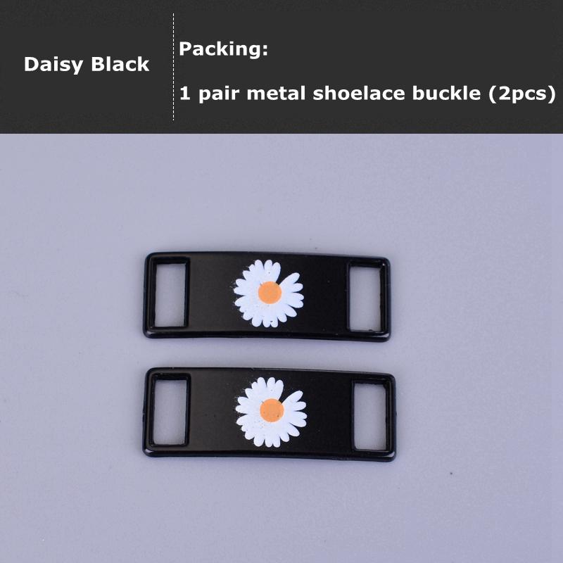 2pcs/pair Metal Shoelace Buckle for AF1 Sneakers DIY Lace Lock Accessories Shoelaces Buckle Kit for Customizable Sneaker Laces