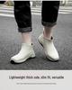 Men's Waterproof Non-slip Ankle Rain Boots with Cotton-padding, Solid Color for Kitchen & Car Wash Use