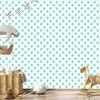 Palm Leaves Wallpaper White and Mint for Living Room and Bedroom 50x1000
