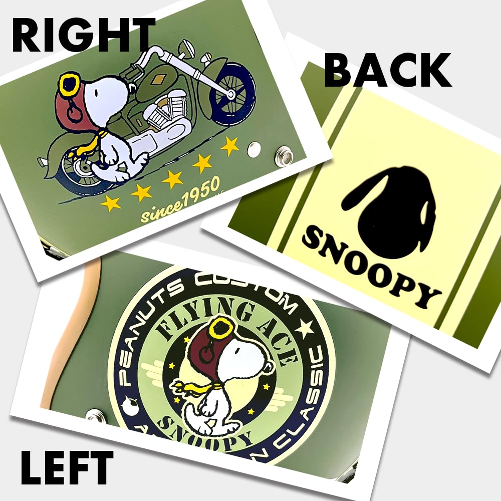 AXS Helmet SNOOPY Jet Helmet Biker Green Free FREE SNJ-05 (57-60cm)