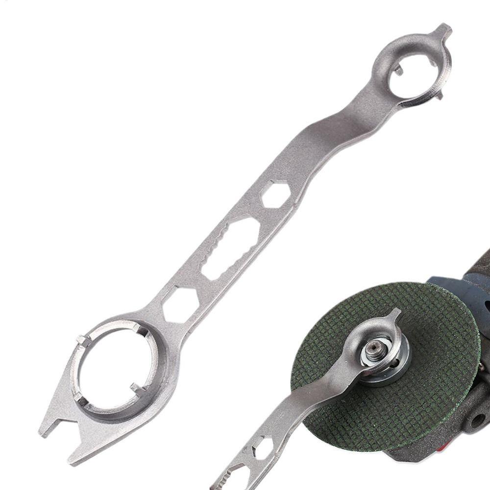 Stable Clamping Angle Grinder Wrench Labor Saving Remove Repair Spanner  Maintenance Tool