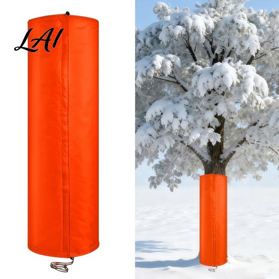 Tree Trunk Protector Protector Thermal Insulation Wrap with Drawstring Freeze Windproof Shield Protection Winter Bark for Palms Fruit Trees Outdoor