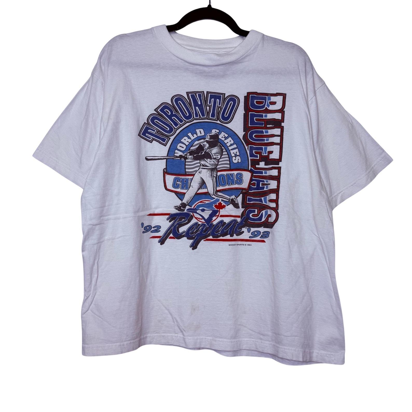 90 s Toronto Blue Jays MLB T shirt Sz XL (B2476) 4XL