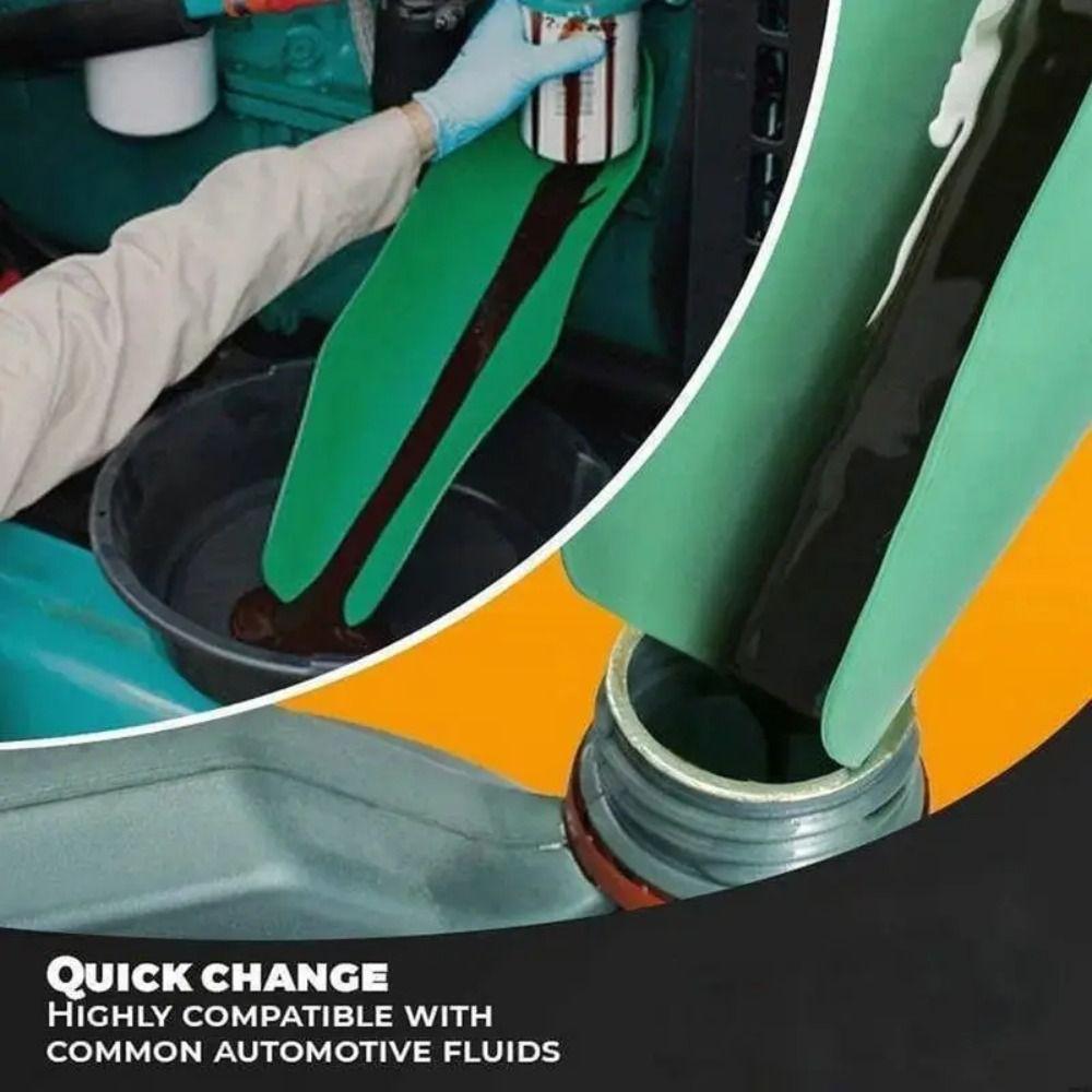 Flexible Flexible Oil Draining Foldable Oil Guide Plate Foldable Car Funnel  Gasoline Filling Tools