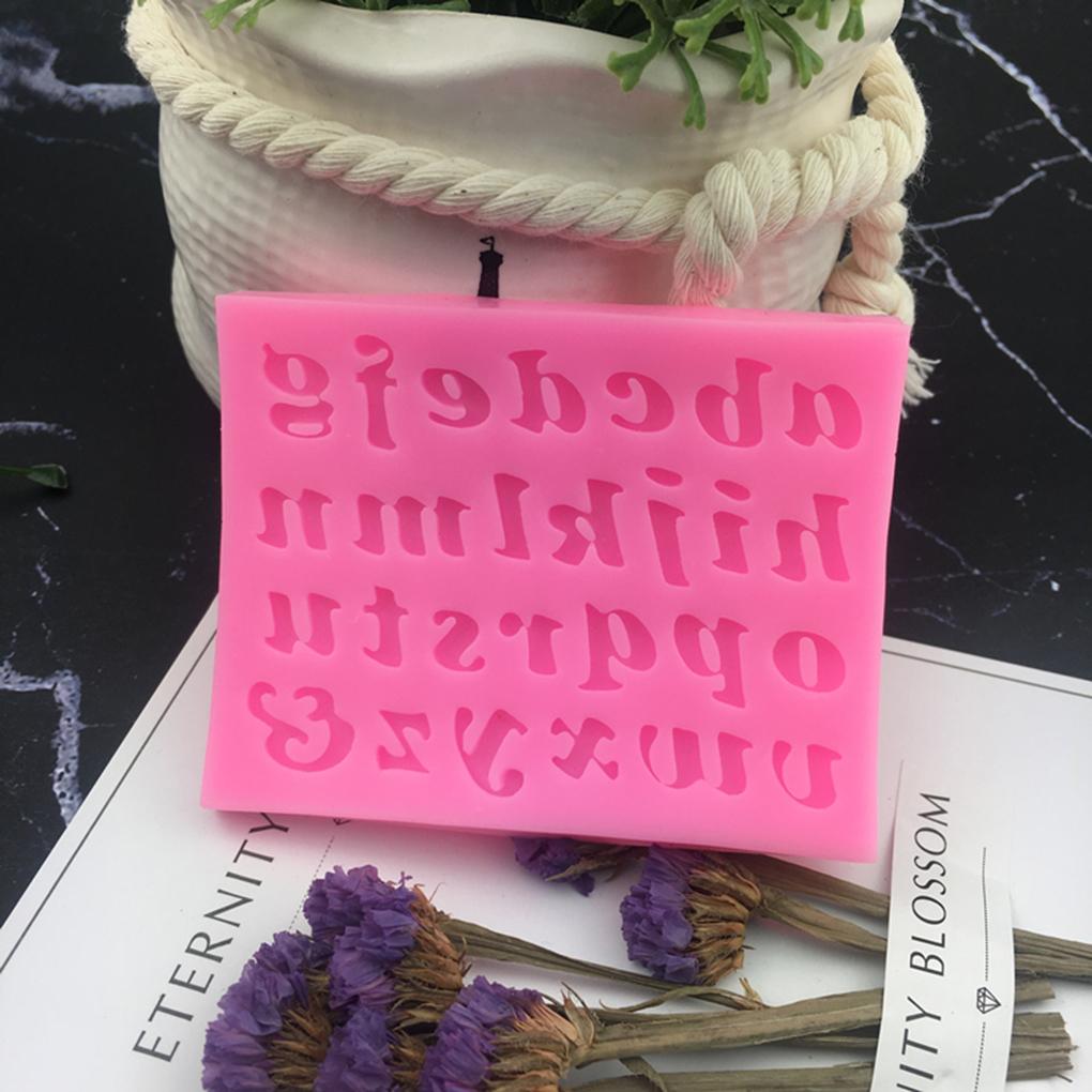 Sugar Craft Letter Number Silicone Mold Fondant Chocolate Mold Cake Decoratin NE