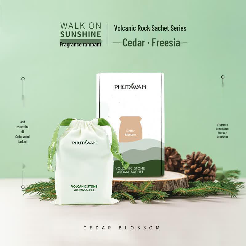 PHUTAWAN Thai Volcanic Rock Scented Sachet