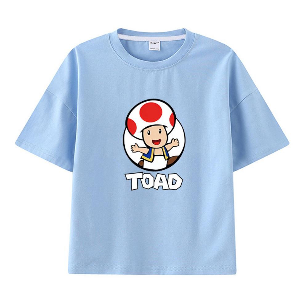 Super Mario Bros. Short-Sleeved T-Shirt Game Accessories for Boys And Girls Suitable for Students