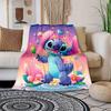1pc Stitch Printing Blanket - Soft, All-Season Throw for Office Blanket, Personalized Gift with Adorable Cartoon Design