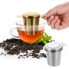 uxcell 1-Piece Tea Infuser Filter, Fine Mesh, Loose Tea Steeper, Stainless Steel Tea Strainer with Handle for Loose Leaf Tea, Silver