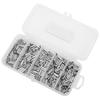 500PCS Length 1cm Fishing Line Connectors Copper Fishing Crimp Sleeve Kit  for Fishing Line