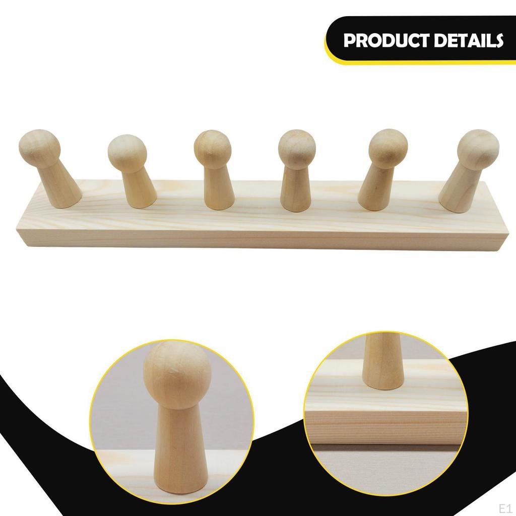 1 Piece Weaving Loom Chunky Blanket Knitting Hand Crochet Board Wooden Frame Ergonomic