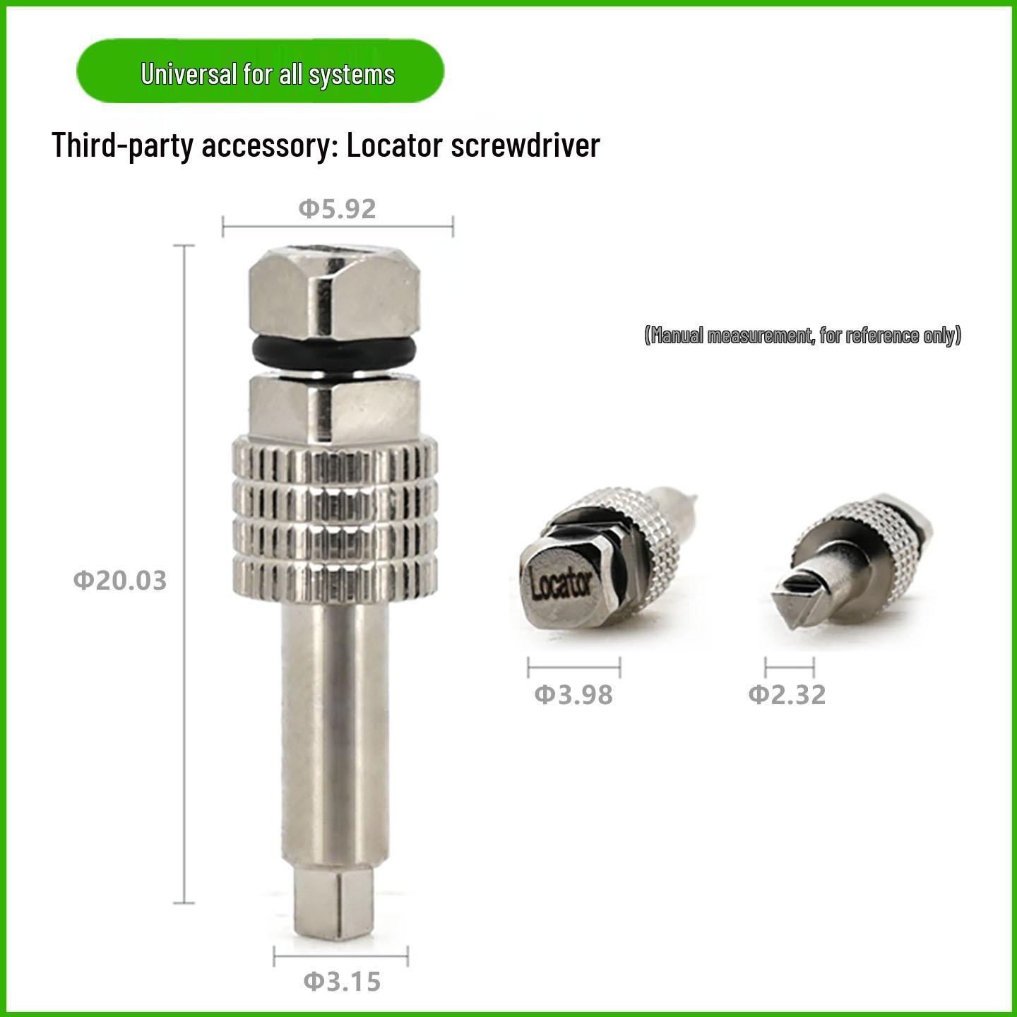 Osstem Dentium Compatible Screwdriver Set: Locator, Ball Cap, Torque Wrench