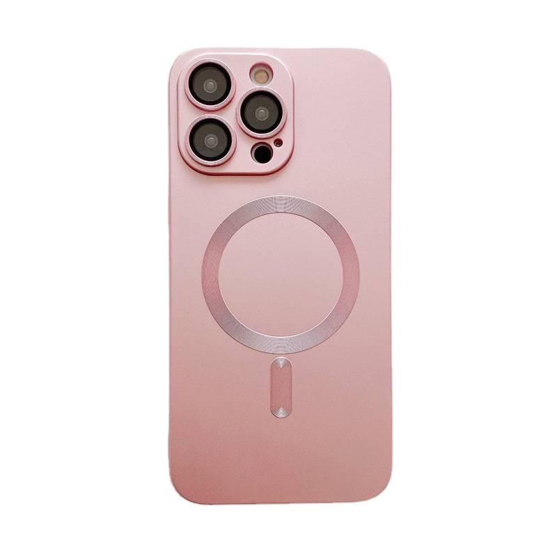 Magnetische Kabellose Ladehülle mit Linsenfolie für iPhone 14/13/12 Pro Max