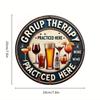 Vintage Metal Sign Wall Art Rustic Man Cave Decor Relaxing Home Bar