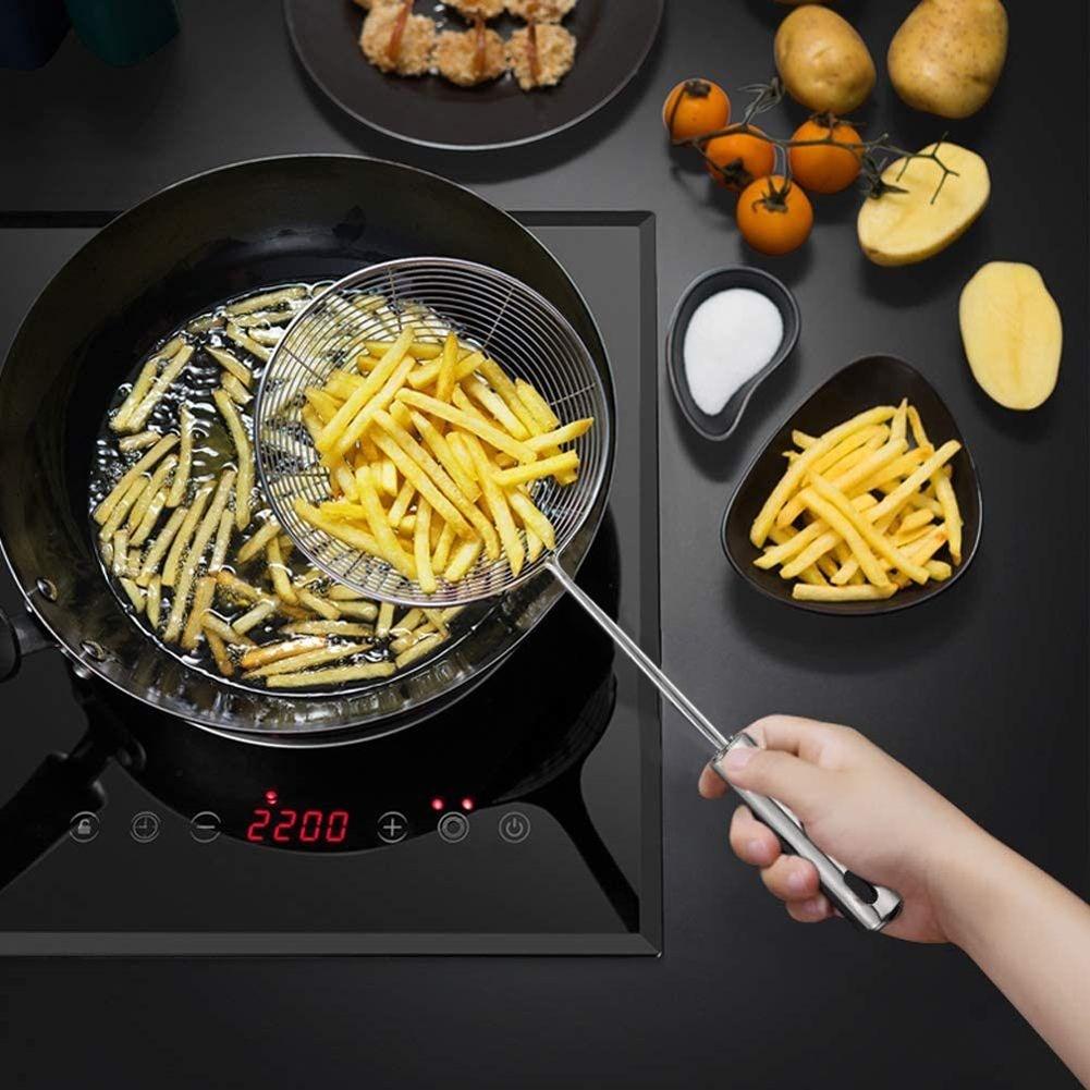 Łyżka cedzakowa kuchenna stalowa 37cm sitko EXCELLENT HOUSEWARE 120634