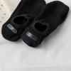 5 Pairs Summer Women's Mesh Cotton Socks Solid Color Silicone Invisible Boat Socks Silicone Non-slip Ankle Socks Deodorant Antibacterial Socks