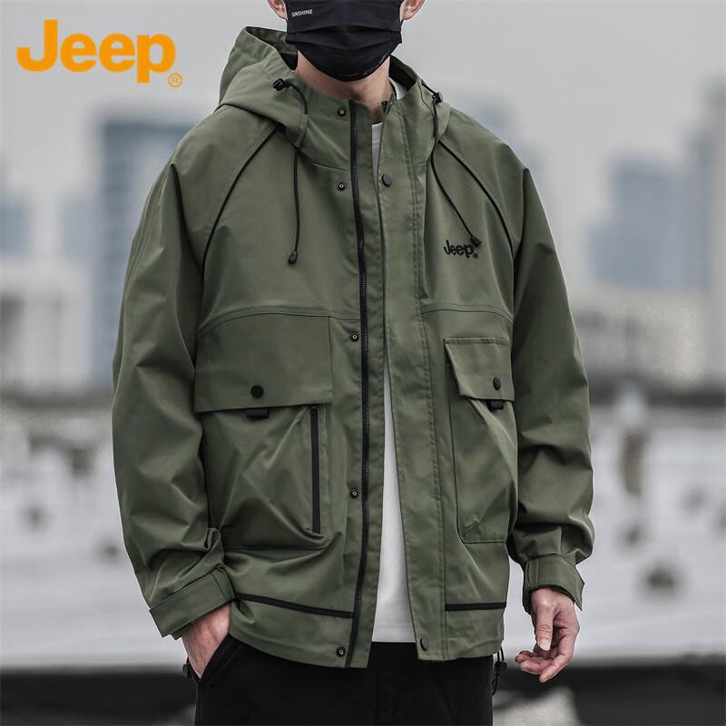 Jeep Men's Casual Outdoor Workwear Jacket