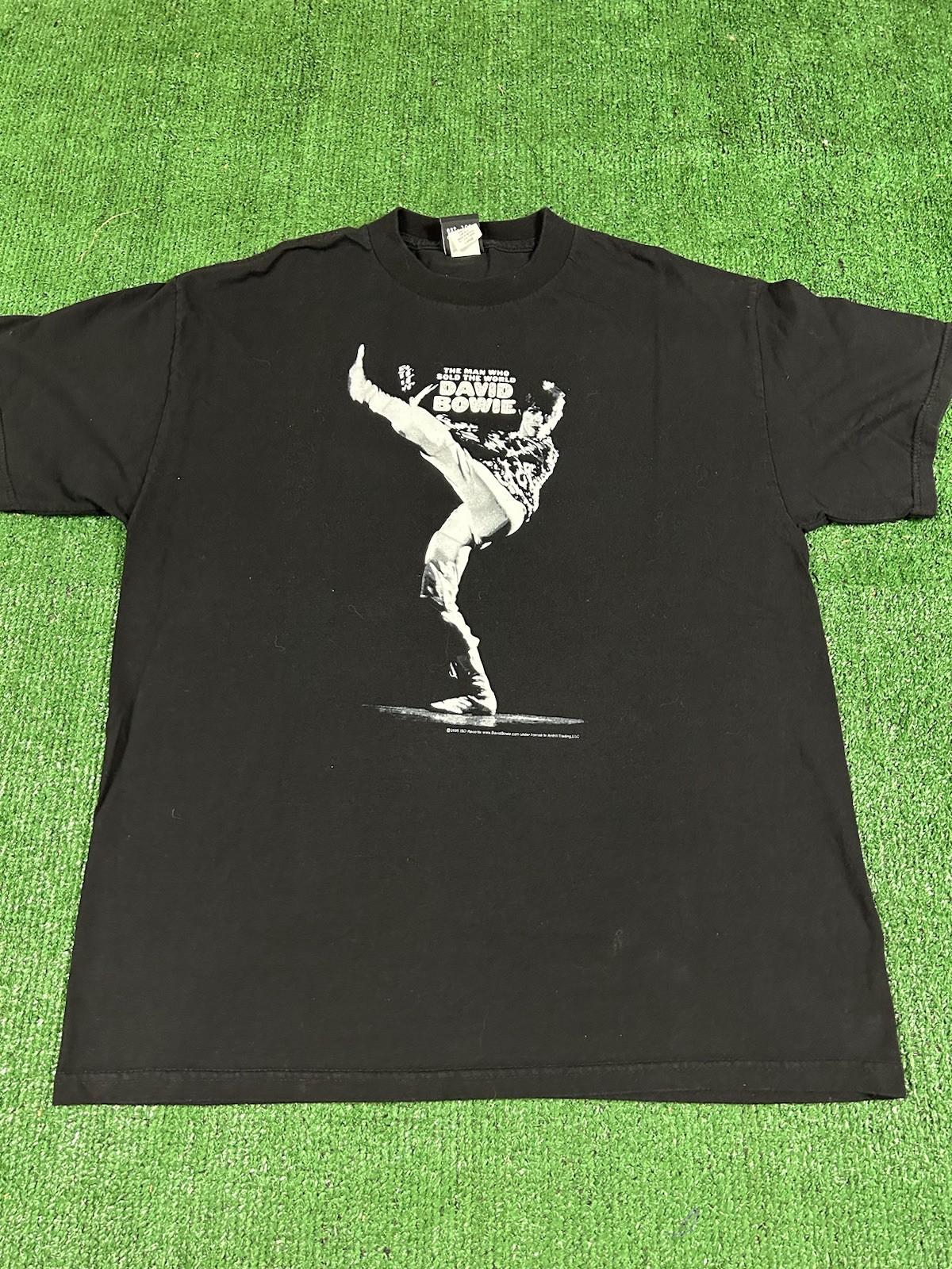 Vintage 2005 David Bowie The Man Who Sold The World T-shirt Sz L 00s Y2K Unisex T-Shirt L