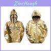 Basisjacke Herren Lässiger Hoodie Mit Glänzendem Finish Für Streetwear Mode
