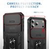 Protection Cover Hard Ring Case for Iphone 17 Pro Max 16e 15 17 Air 14 Plus 13 12 Pro Iphone16 Iphone17 Slide Lens Covers